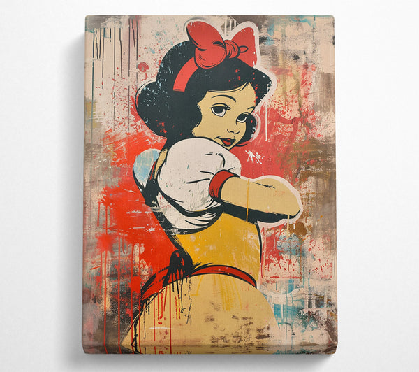  A Canvas Print of Urban Snow White Canvas Wall Art