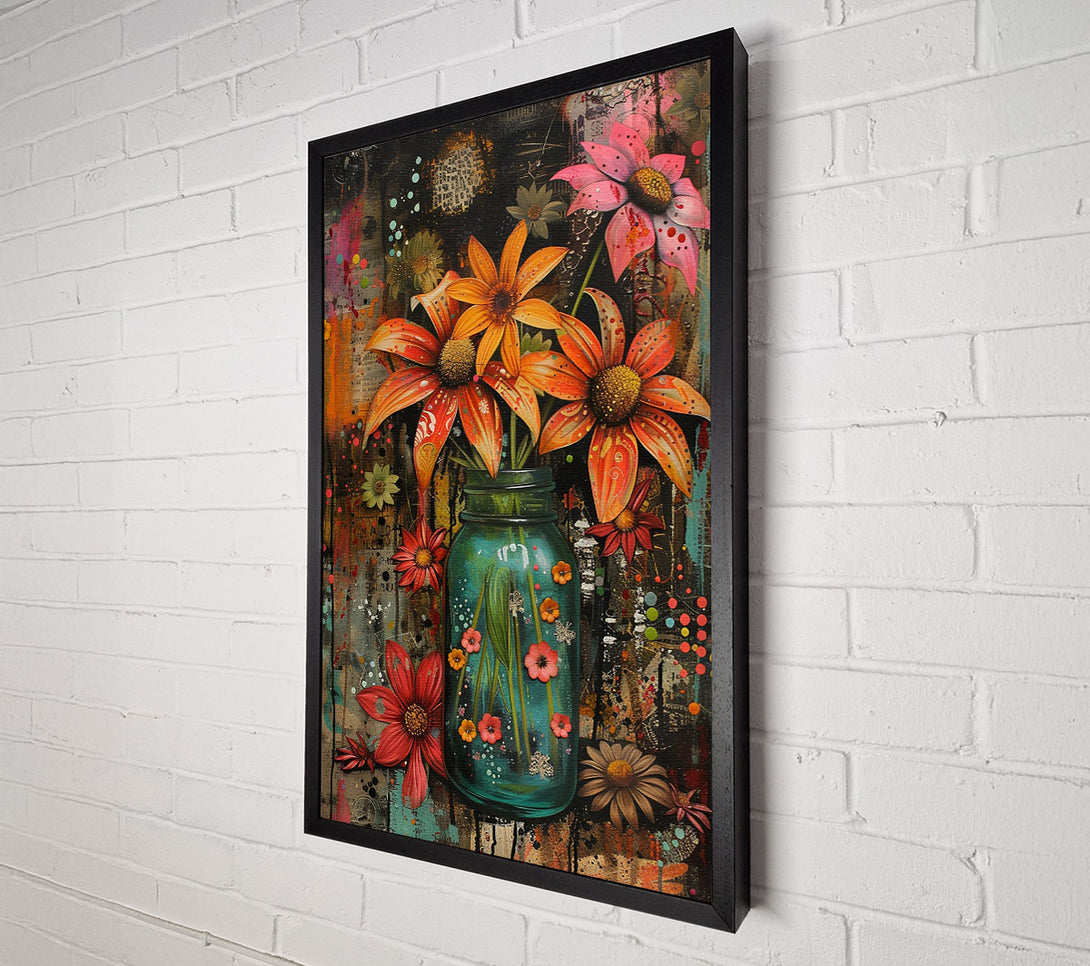 A Canvas Print of A Burst Of Color Canvas Print