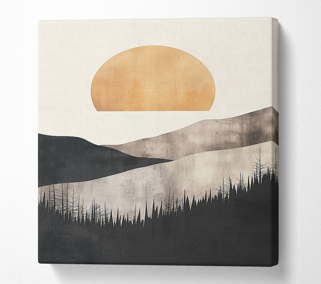  A Canvas Print of The Silent Forest Canvas Wall Art