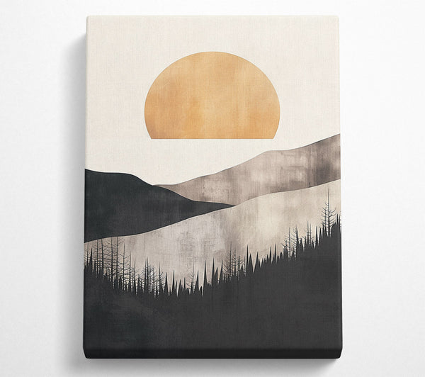  A Canvas Print of The Silent Forest Canvas Wall Art