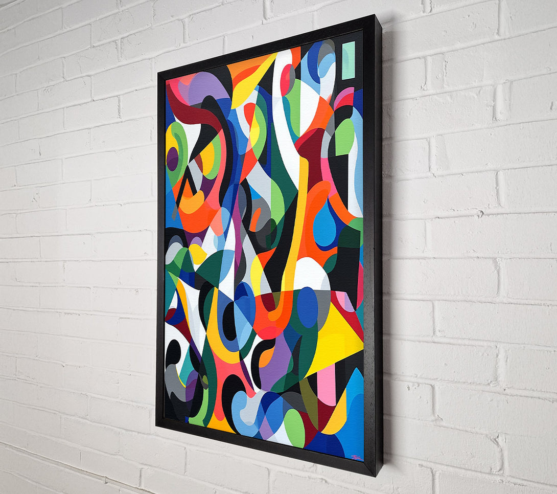  A Canvas Print of Urban Symphony Canvas Art