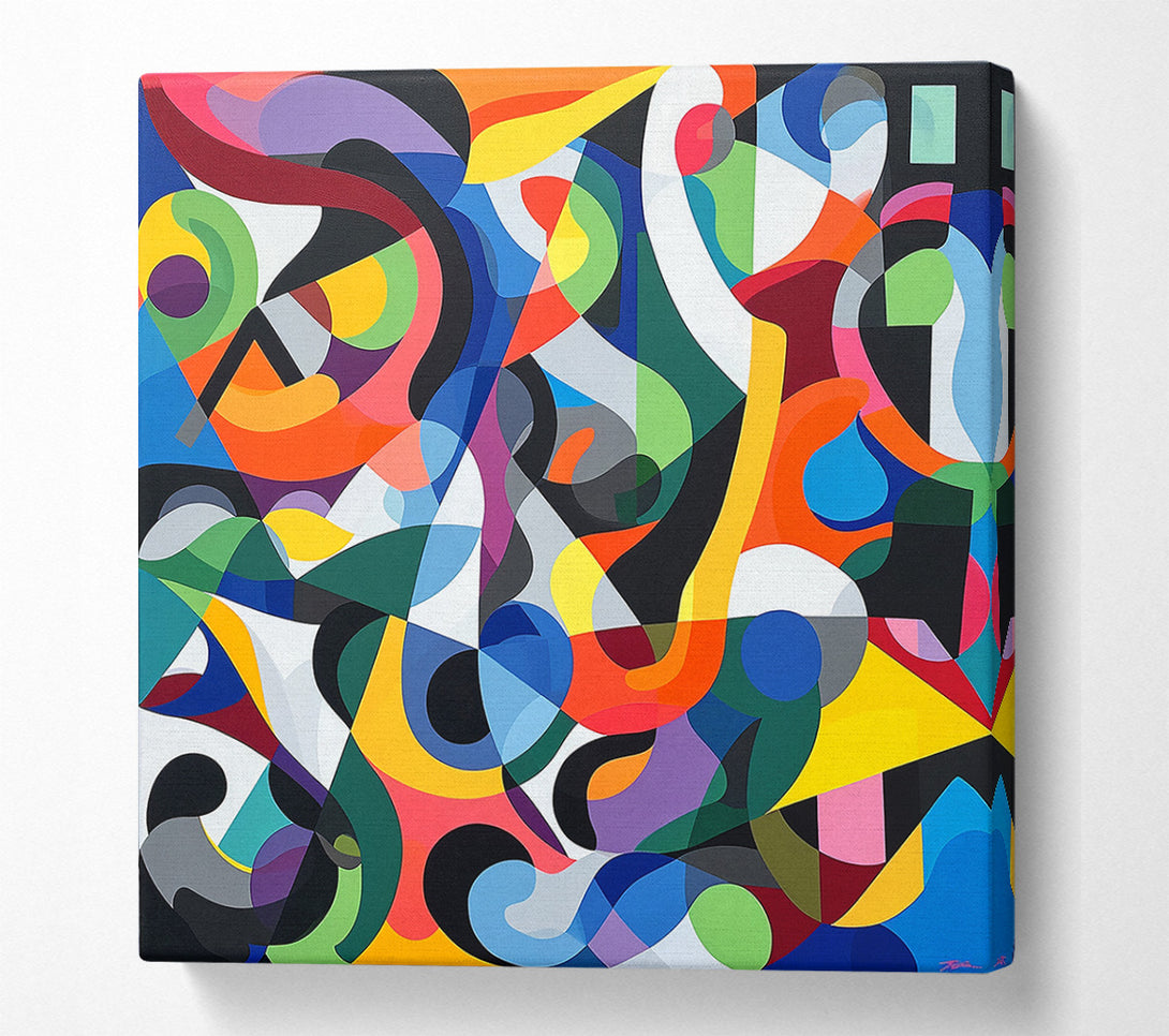  A Canvas Print of Urban Symphony Canvas Art