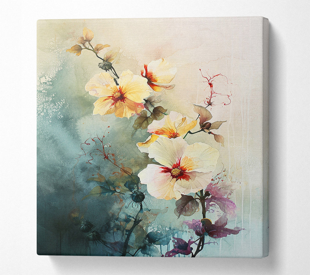  A Canvas Print of Blossoms In The Mist Canvas Wall Art
