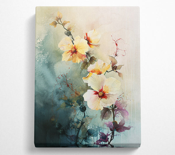  A Canvas Print of Blossoms In The Mist Canvas Wall Art