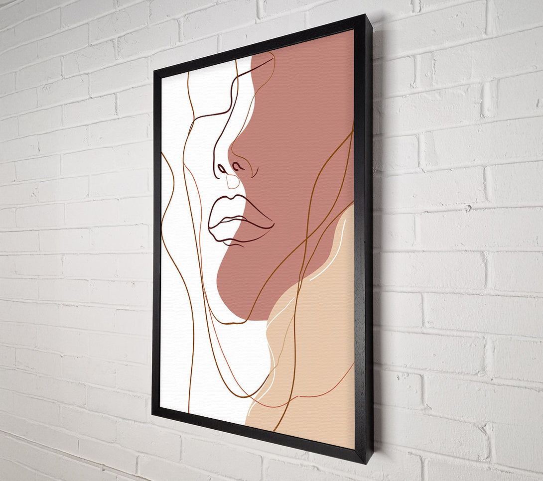  A Canvas Print of Minimalist Beauty Canvas Art