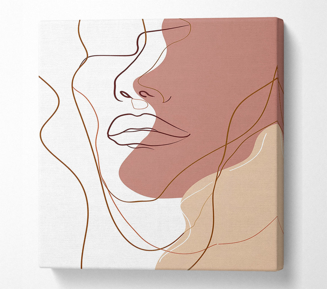  A Canvas Print of Minimalist Beauty Canvas Art
