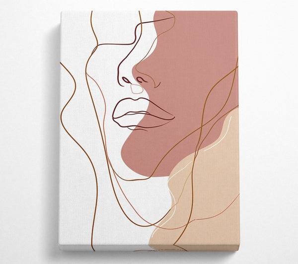  A Canvas Print of Minimalist Beauty Canvas Art