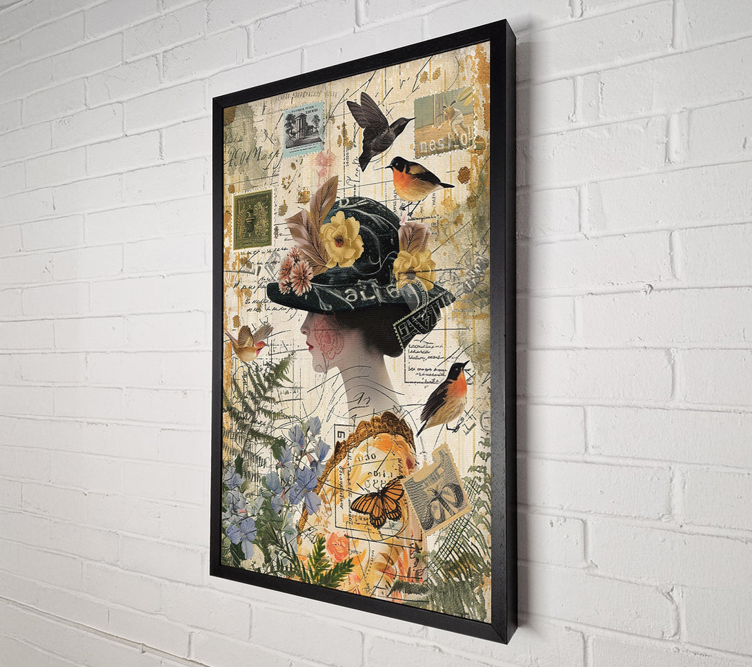 A Canvas Print of A Lady'S Garden Canvas Art