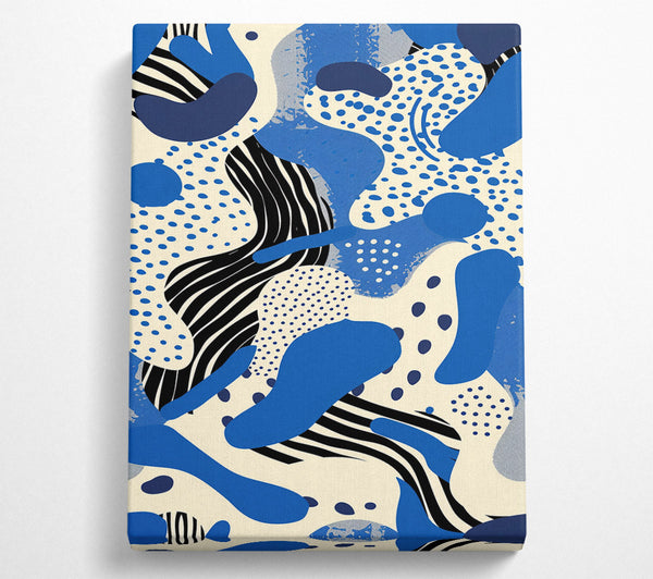  A Canvas Print of Playful Patterns Canvas Art