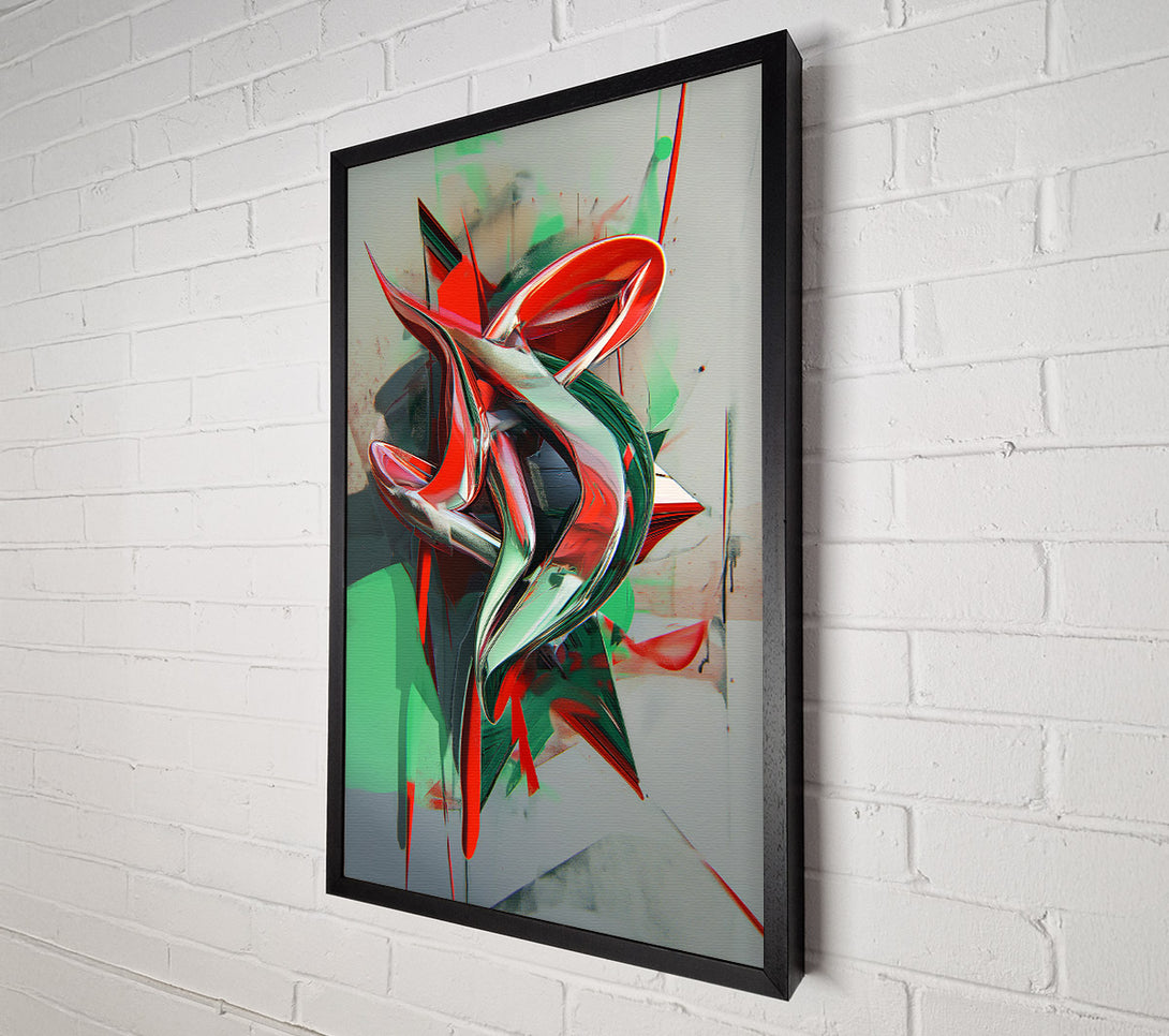  A Canvas Print of Crimson Cascade Canvas Print