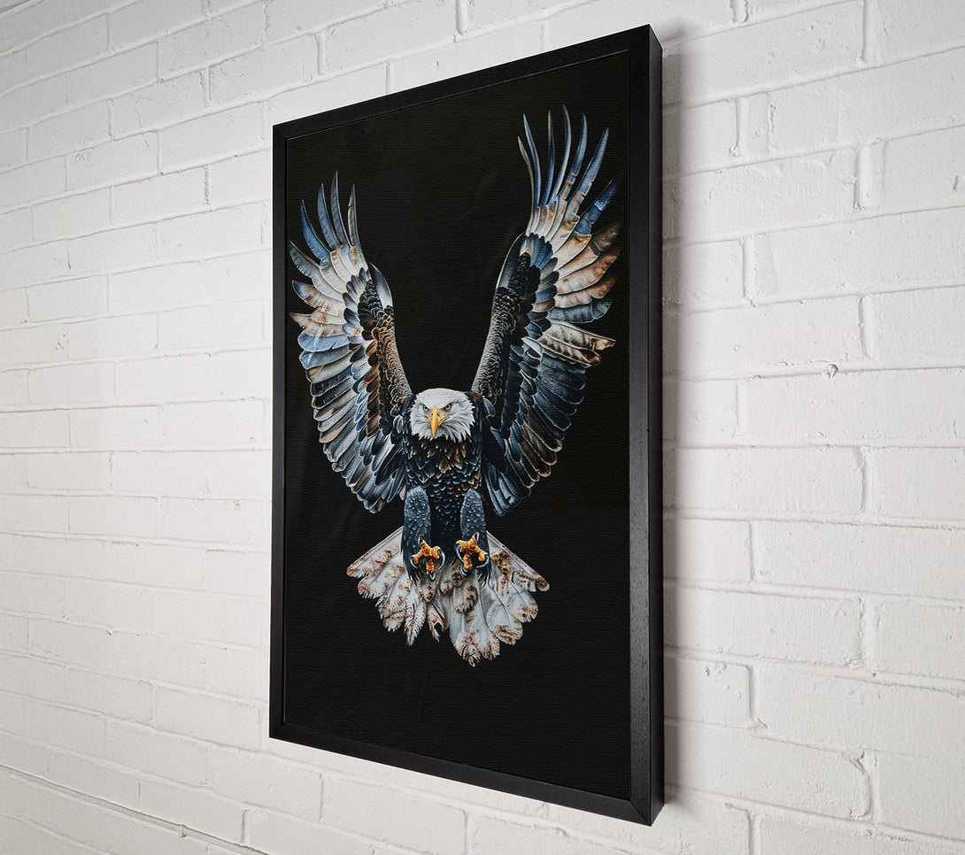  A Canvas Print of The Eagle'S Flight Canvas Wall Art