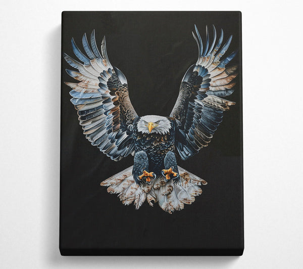  A Canvas Print of The Eagle'S Flight Canvas Wall Art