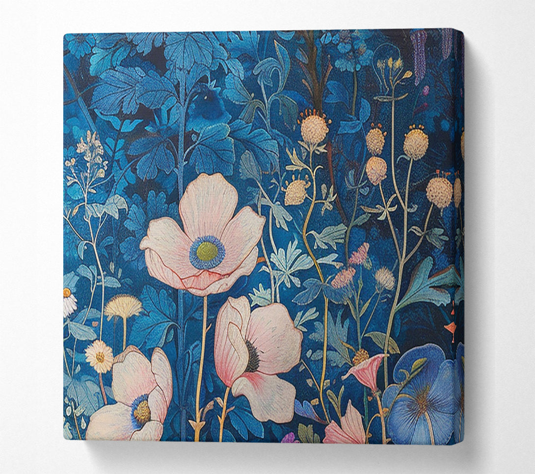  A Canvas Print of Blue Garden Canvas Art