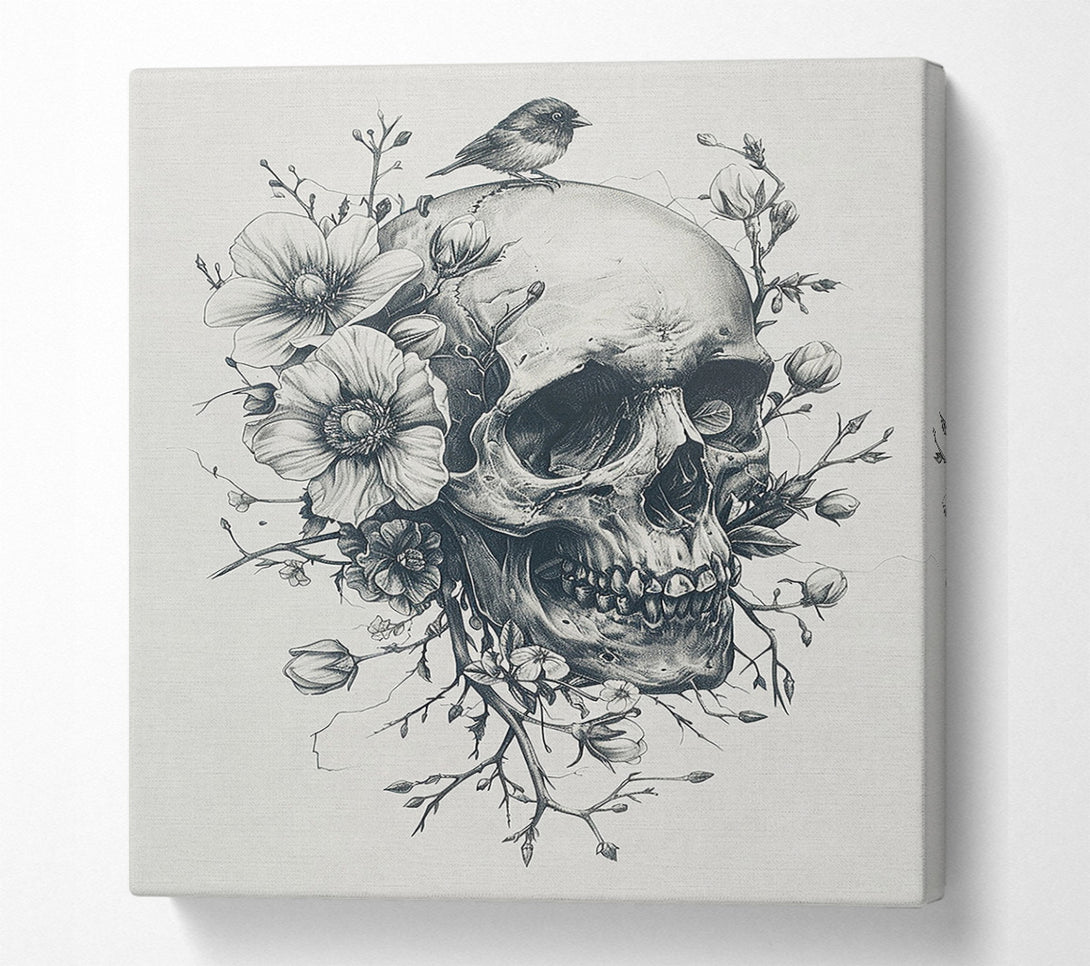  A Canvas Print of Memento Mori: Beauty In Death Canvas Art