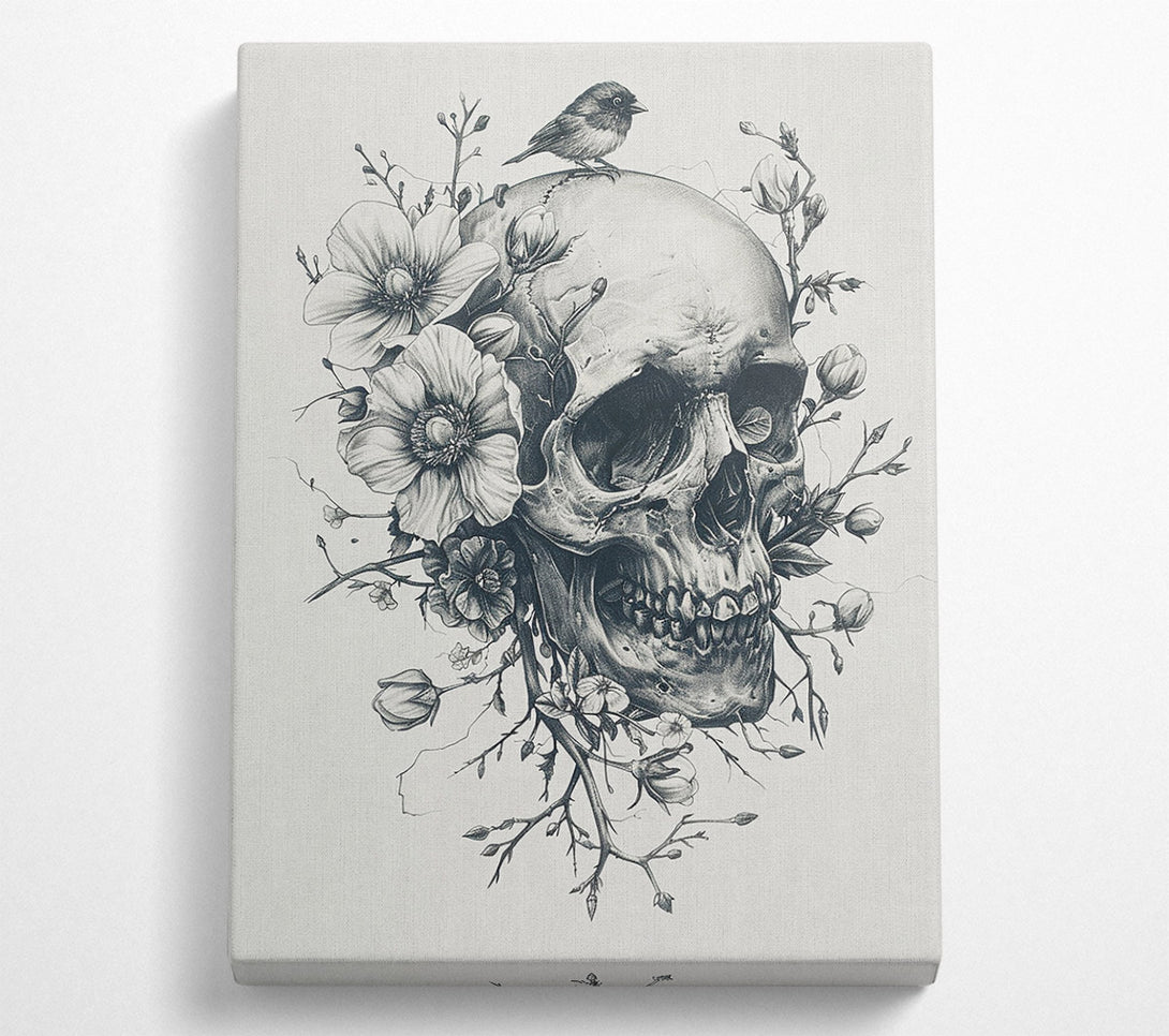  A Canvas Print of Memento Mori: Beauty In Death Canvas Art
