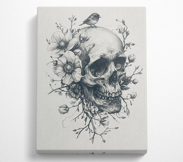  A Canvas Print of Memento Mori: Beauty In Death Canvas Art
