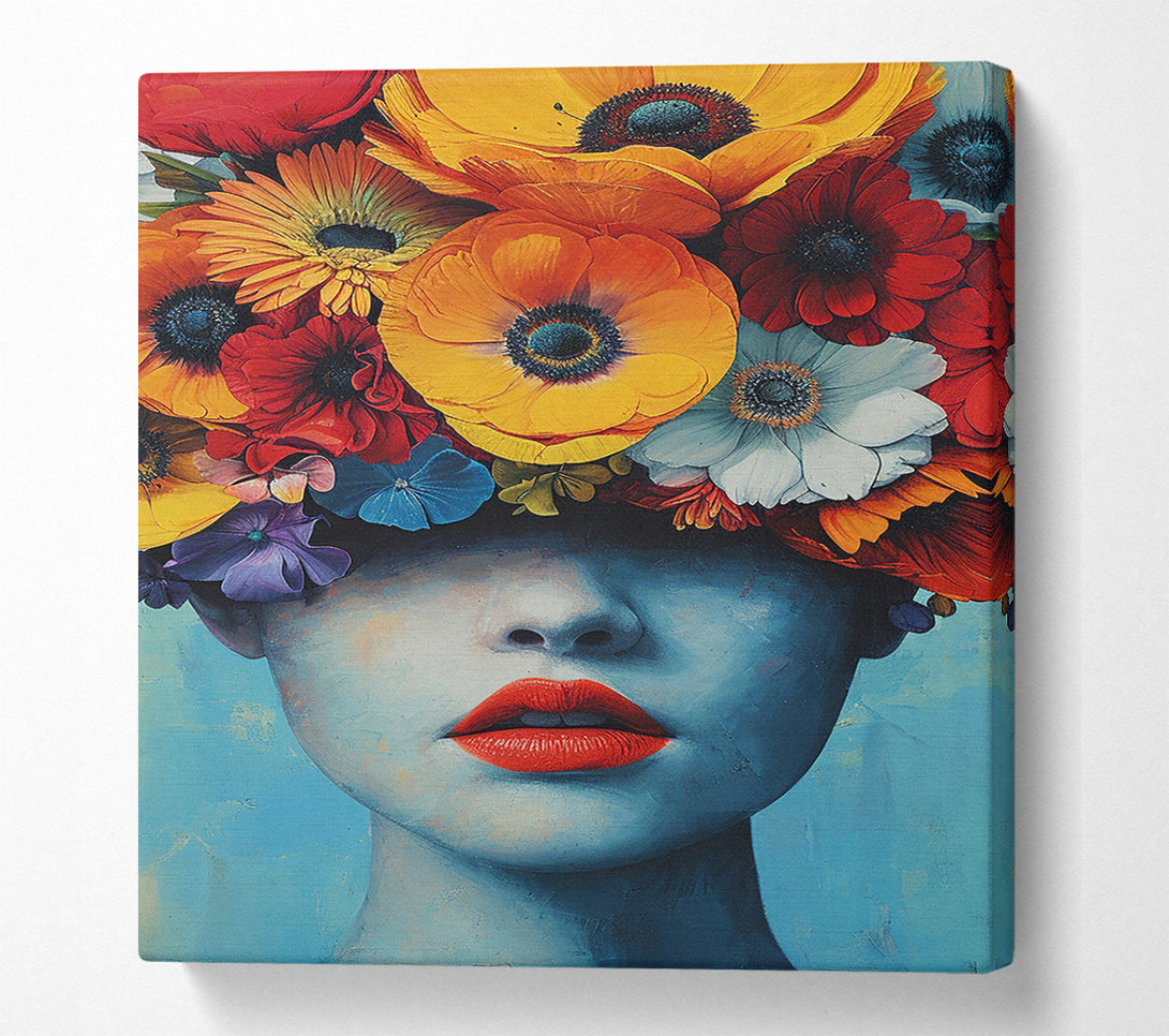 A Canvas Print of Flora'S Gaze Canvas Art