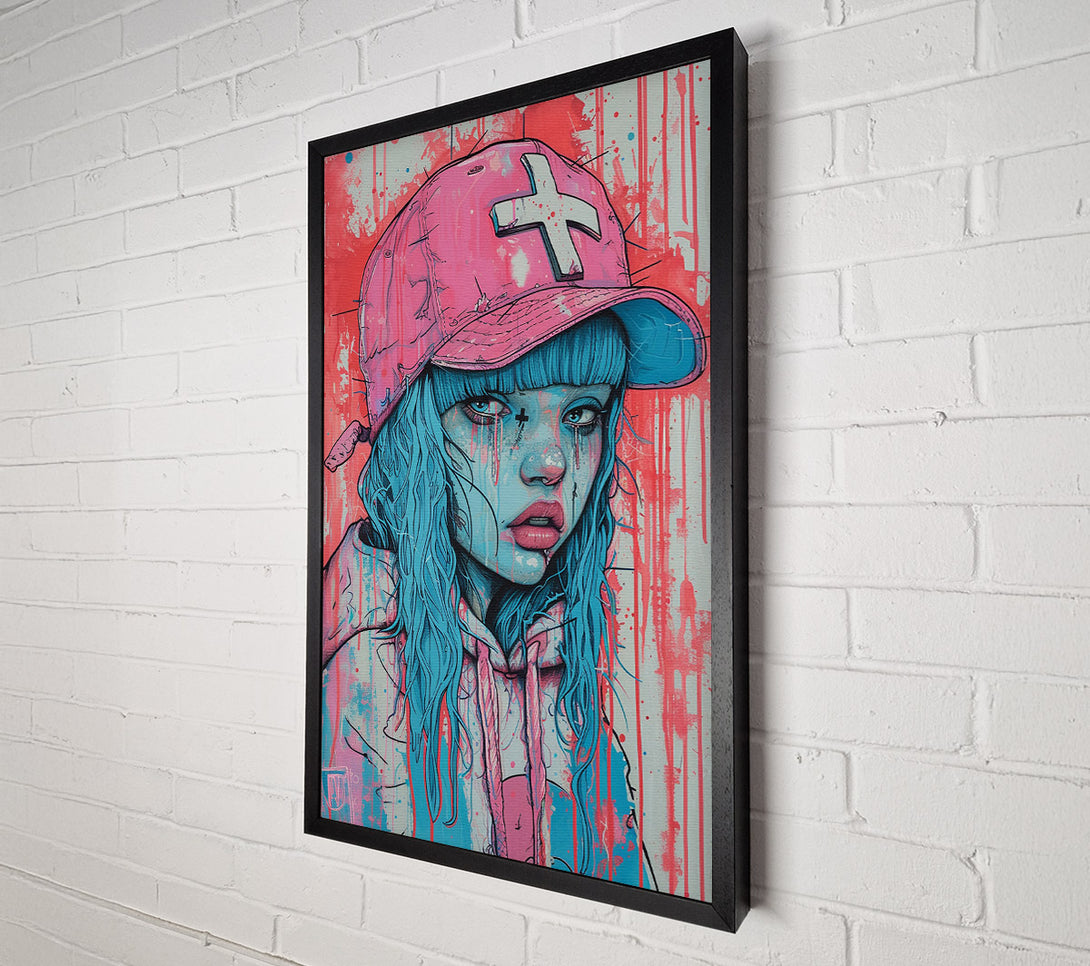  A Canvas Print of Urban Tears Canvas Print