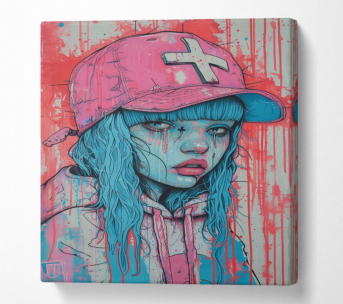  A Canvas Print of Urban Tears Canvas Print