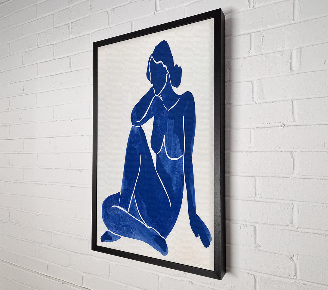  A Canvas Print of Blue Muse Canvas Wall Art