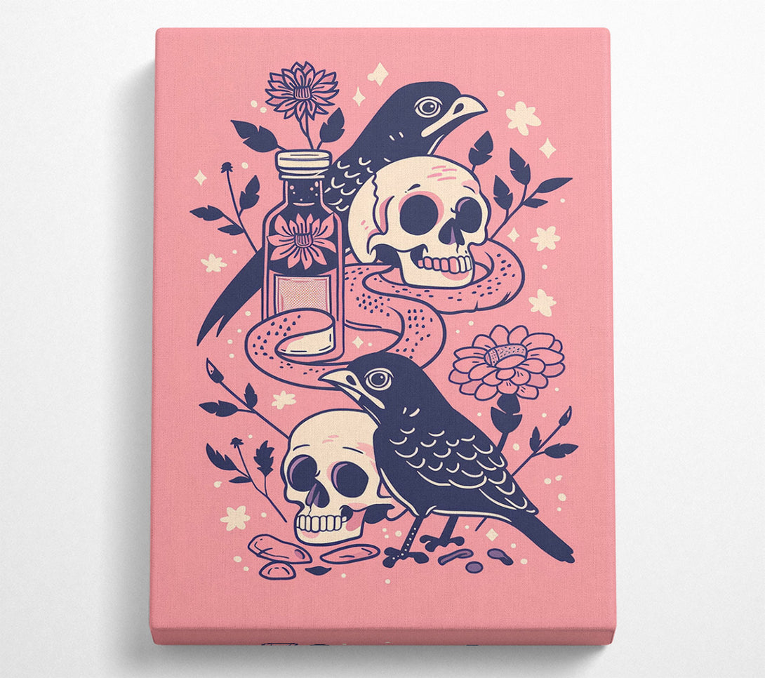 A Canvas Print of Memento Mori Canvas Print