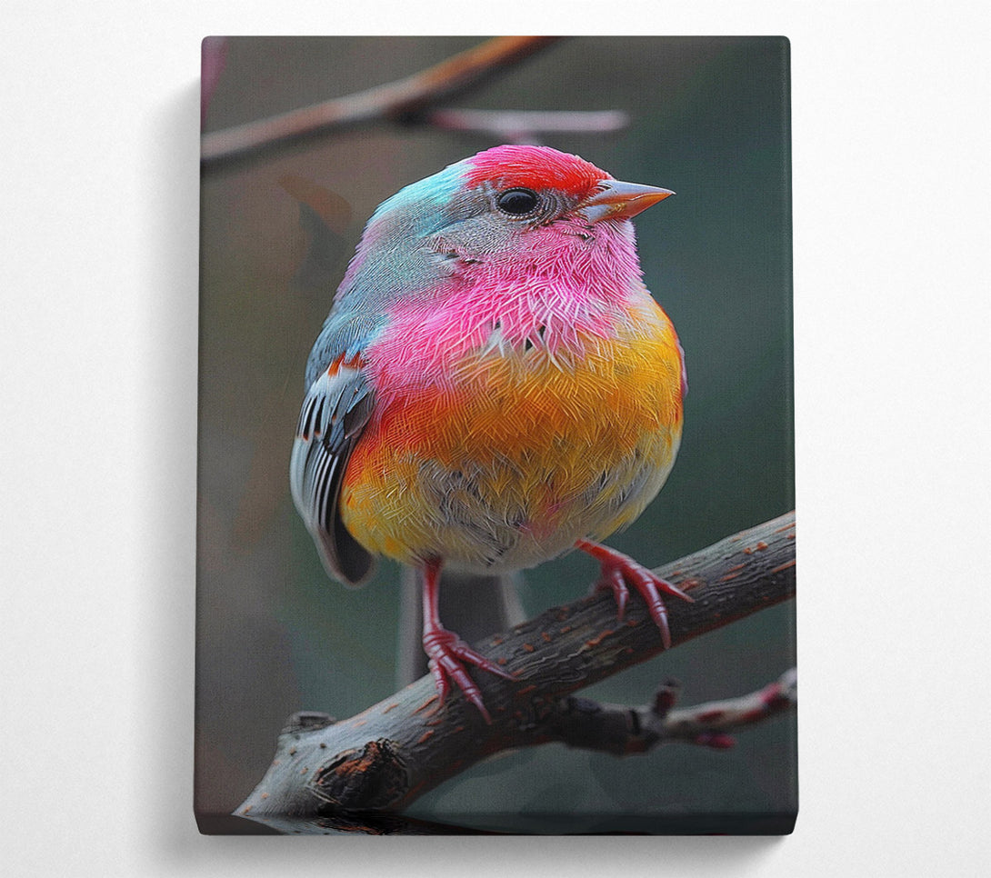  A Canvas Print of Fuchsia Finch Canvas Art