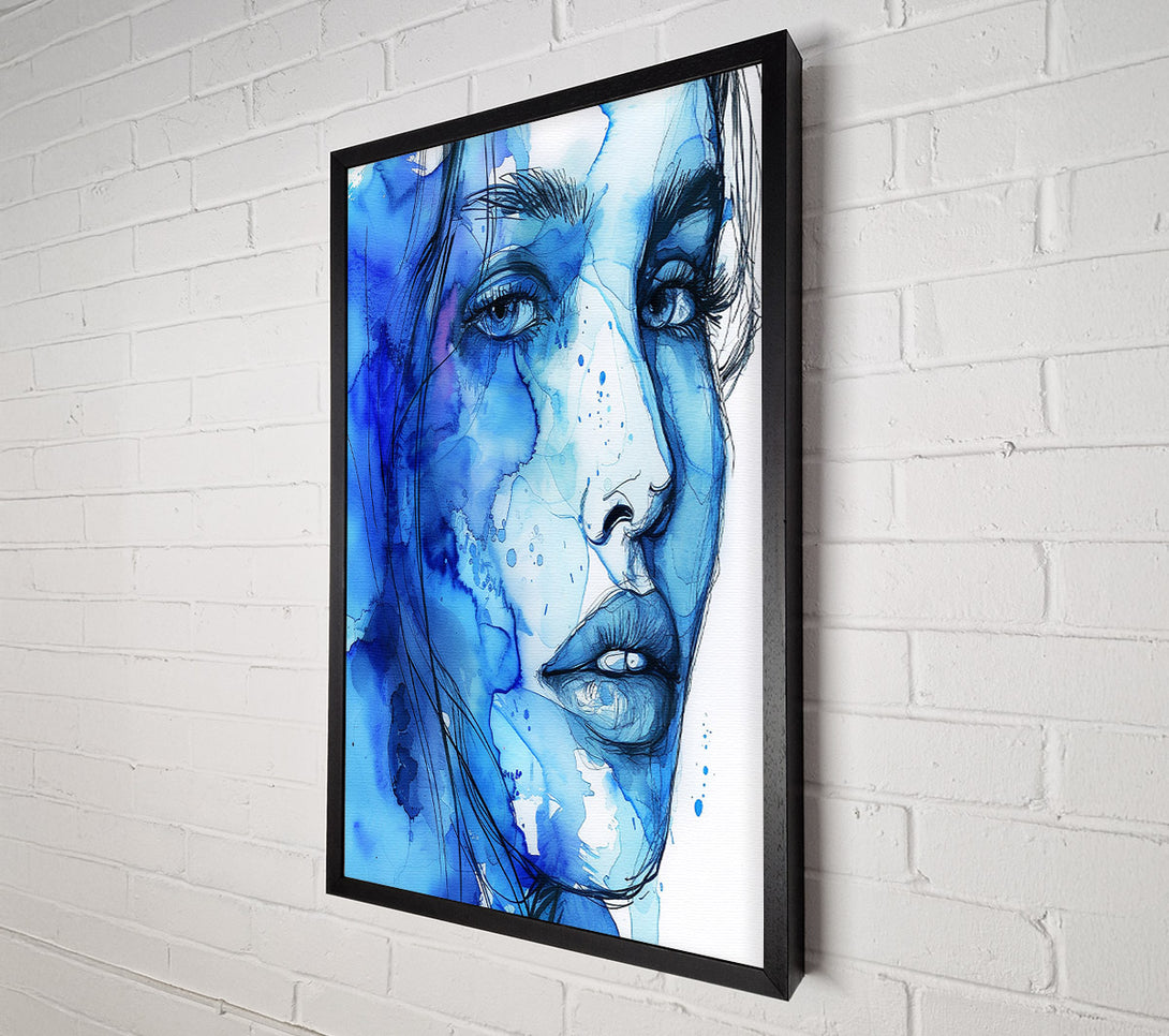  A Canvas Print of Azure Muse Canvas Wall Art