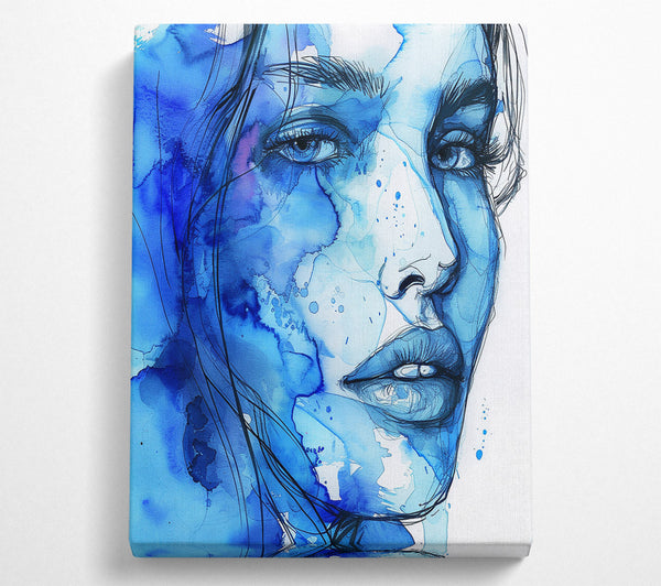  A Canvas Print of Azure Muse Canvas Wall Art