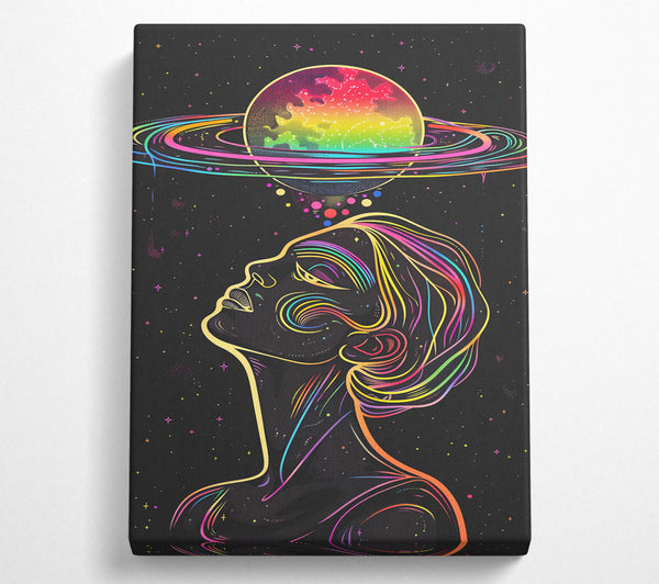  A Canvas Print of Gazing At The Cosmos Canvas Wall Art