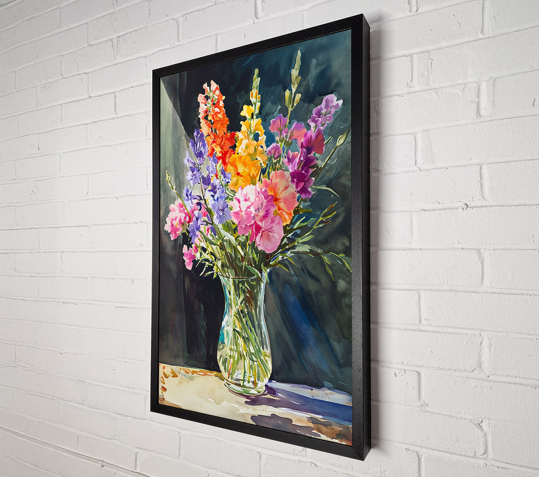  A Canvas Print of A Burst Of Color Canvas Print