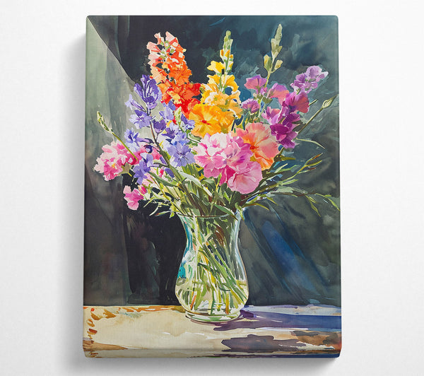  A Canvas Print of A Burst Of Color Canvas Print