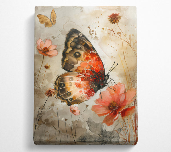  A Canvas Print of Crimson Wings Canvas Print