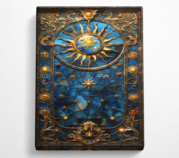  A Canvas Print of Sun And Stars Canvas Print