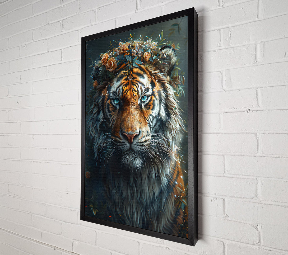  A Canvas Print of The Enchanted Tiger Canvas Print