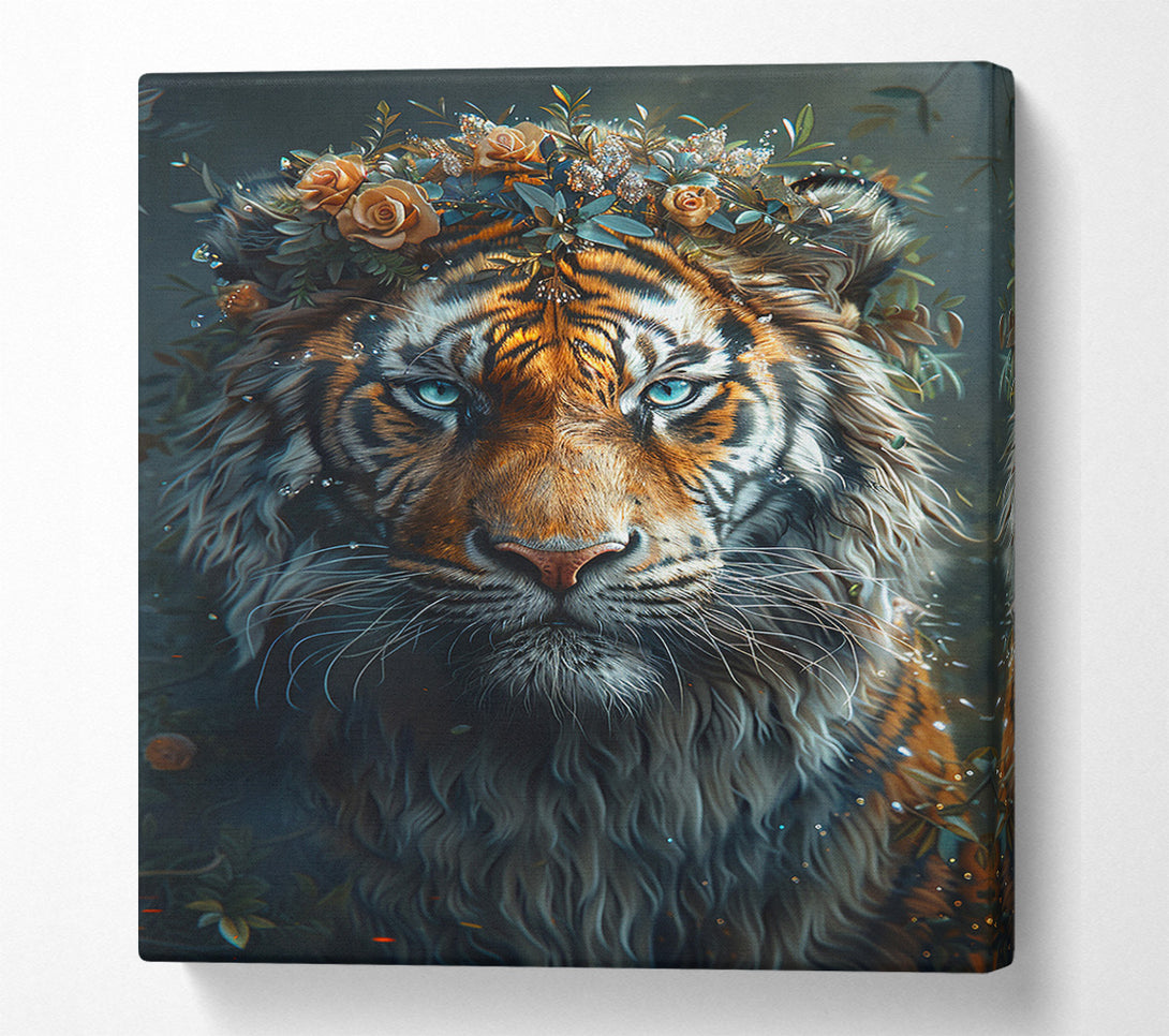  A Canvas Print of The Enchanted Tiger Canvas Print
