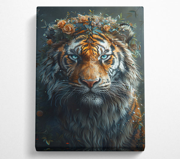 A Canvas Print of The Enchanted Tiger Canvas Print