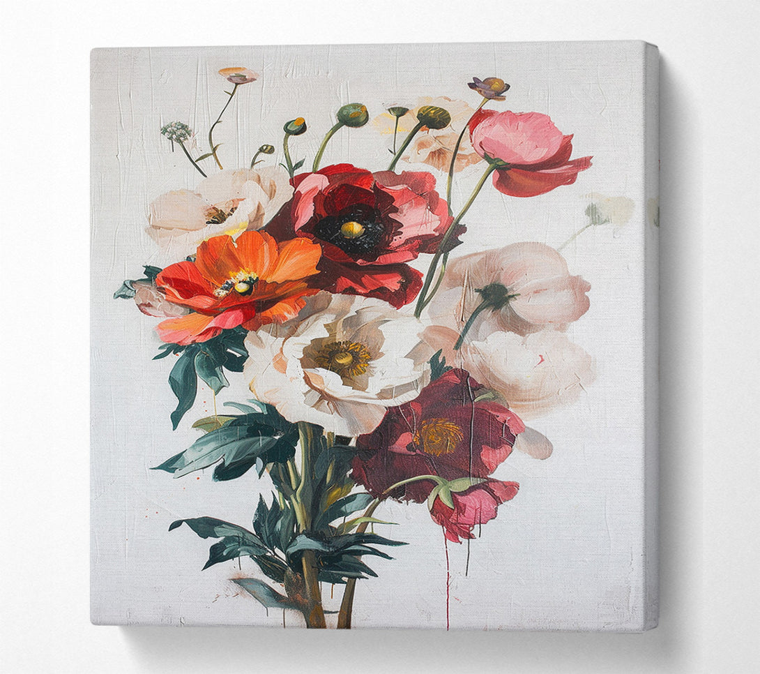  A Canvas Print of Ode To A Flower Canvas Wall Art
