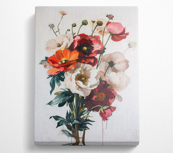  A Canvas Print of Ode To A Flower Canvas Wall Art