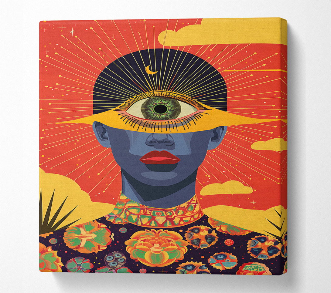  A Canvas Print of The All-Seeing Eye Canvas Wall Art