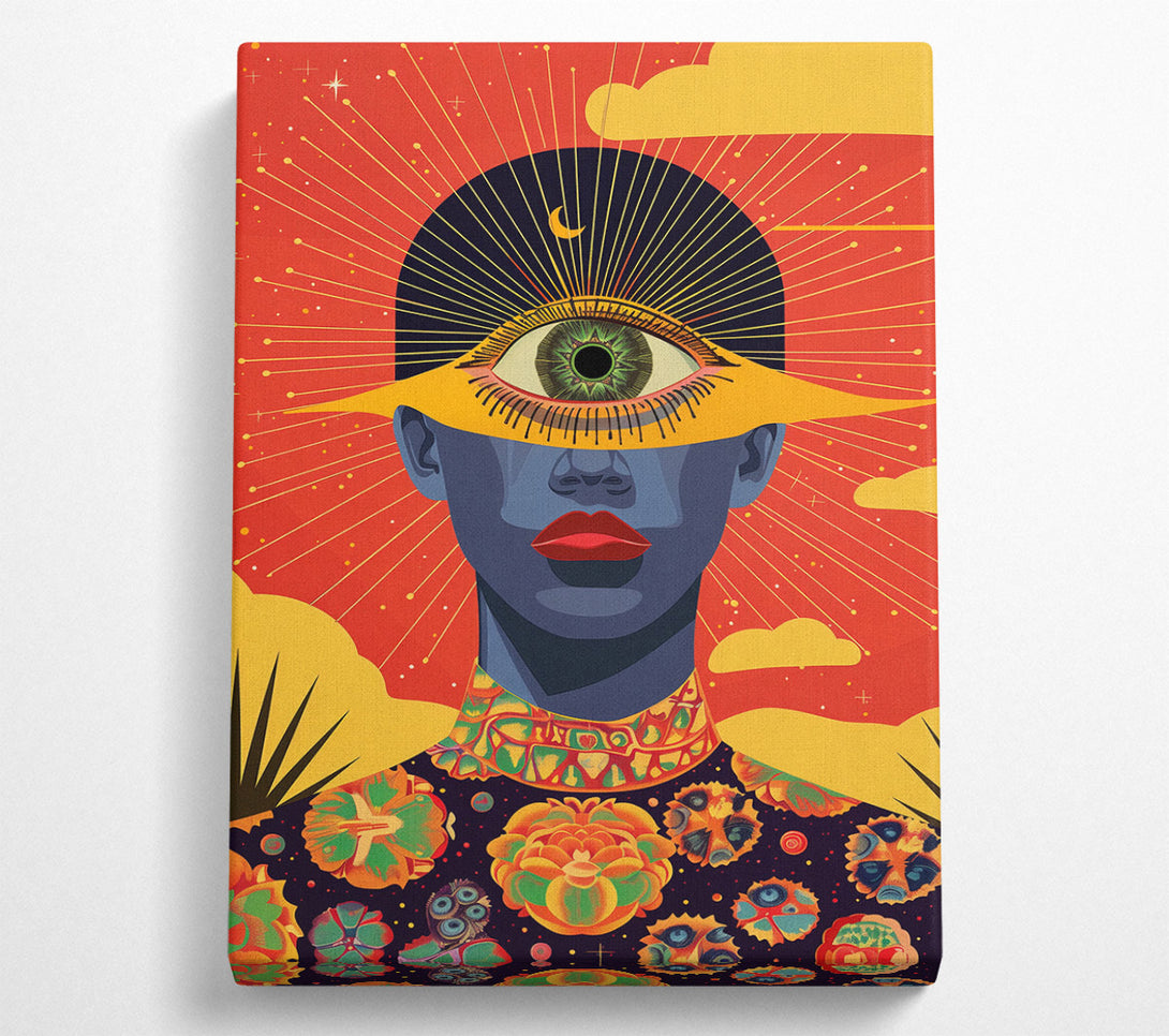  A Canvas Print of The All-Seeing Eye Canvas Wall Art
