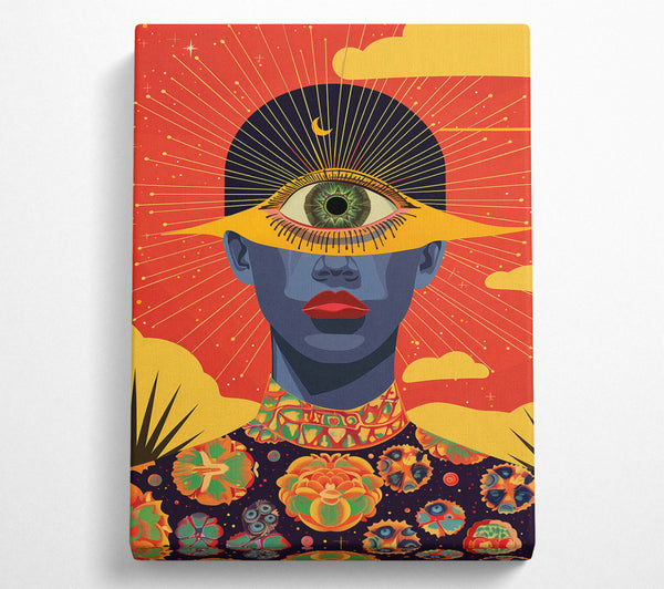  A Canvas Print of The All-Seeing Eye Canvas Wall Art
