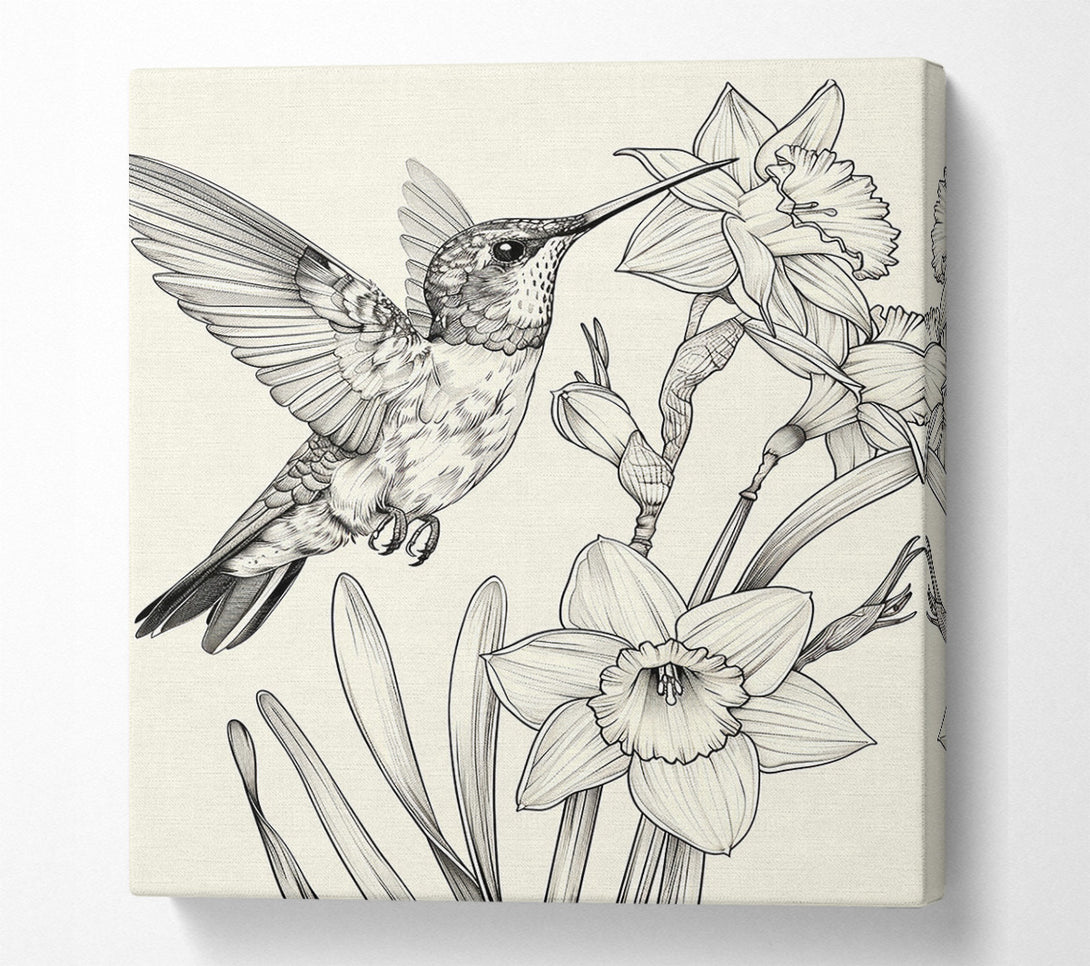 A Canvas Print of Flight Of Spring Canvas Wall Art