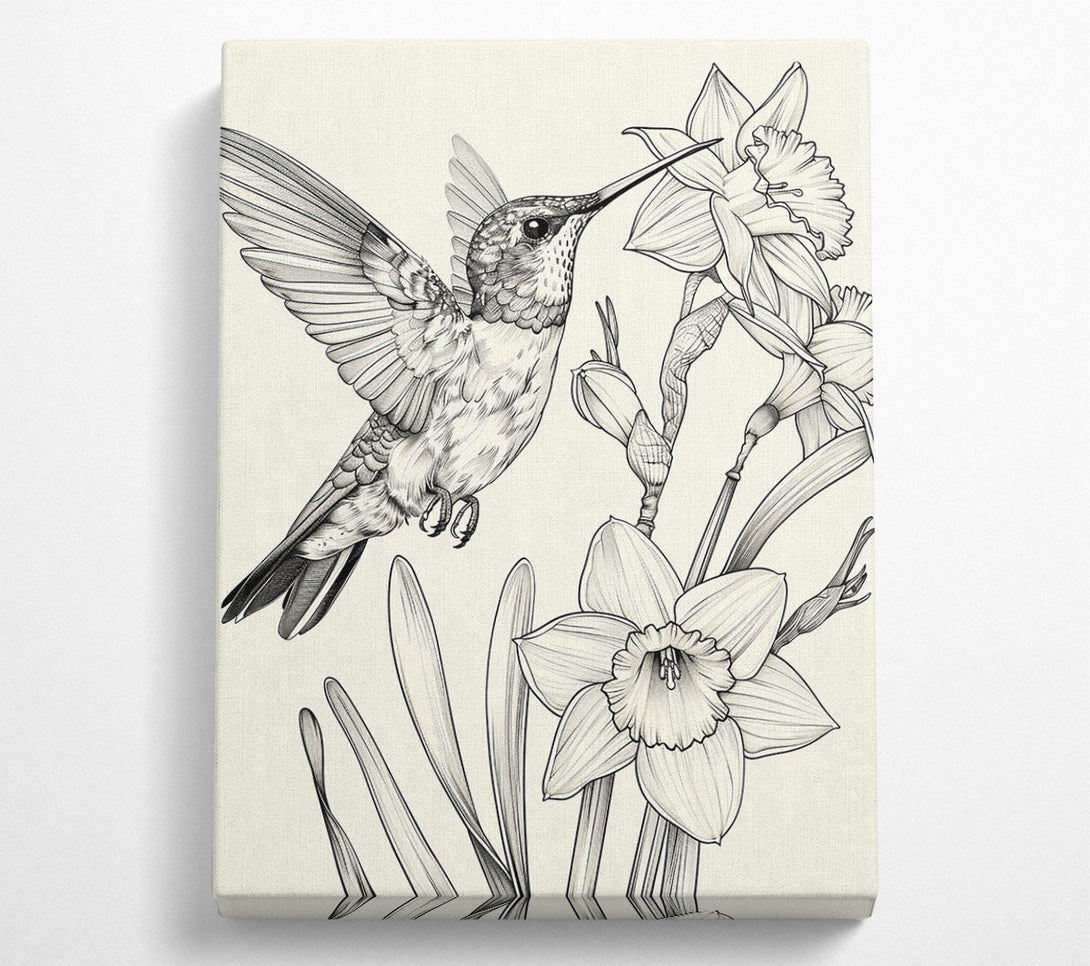  A Canvas Print of Flight Of Spring Canvas Wall Art