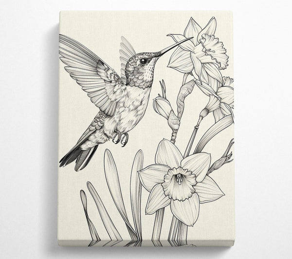  A Canvas Print of Flight Of Spring Canvas Wall Art