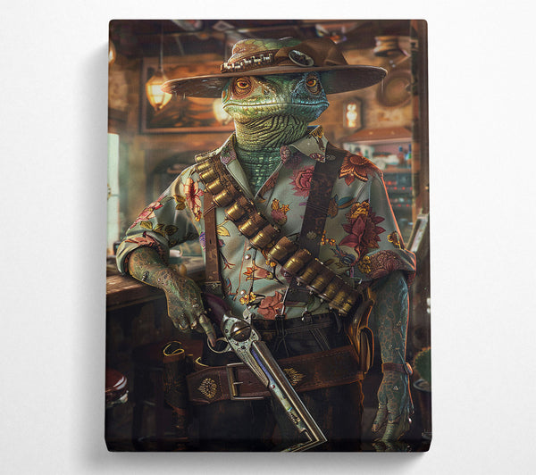  A Canvas Print of The Cold-Blooded Gunslinger Canvas Art