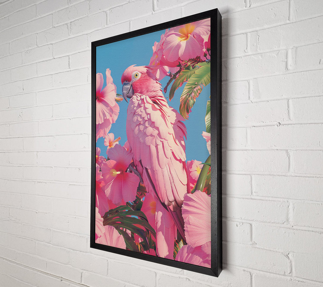  A Canvas Print of Blushing Bird Canvas Art