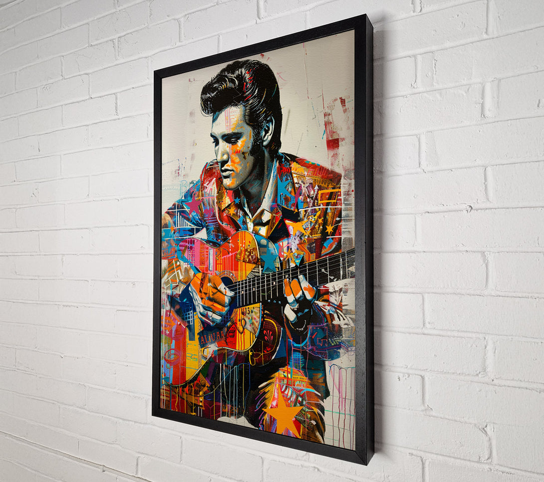  A Canvas Print of The King Of Rock And Roll Canvas Wall Art