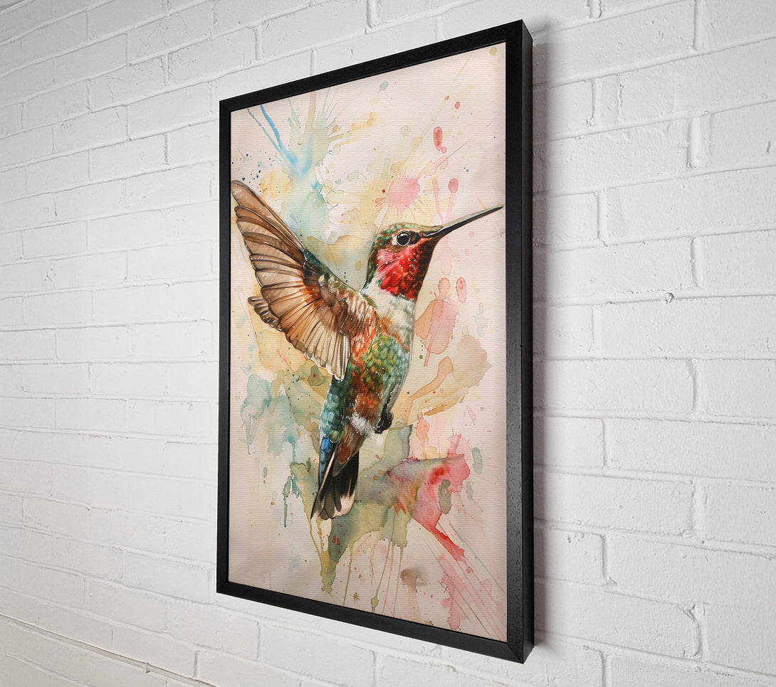  A Canvas Print of Flight Of The Hummingbird Canvas Print