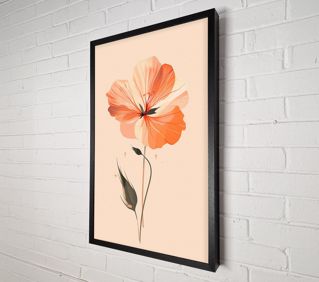  A Canvas Print of Peachy Keen Canvas Art