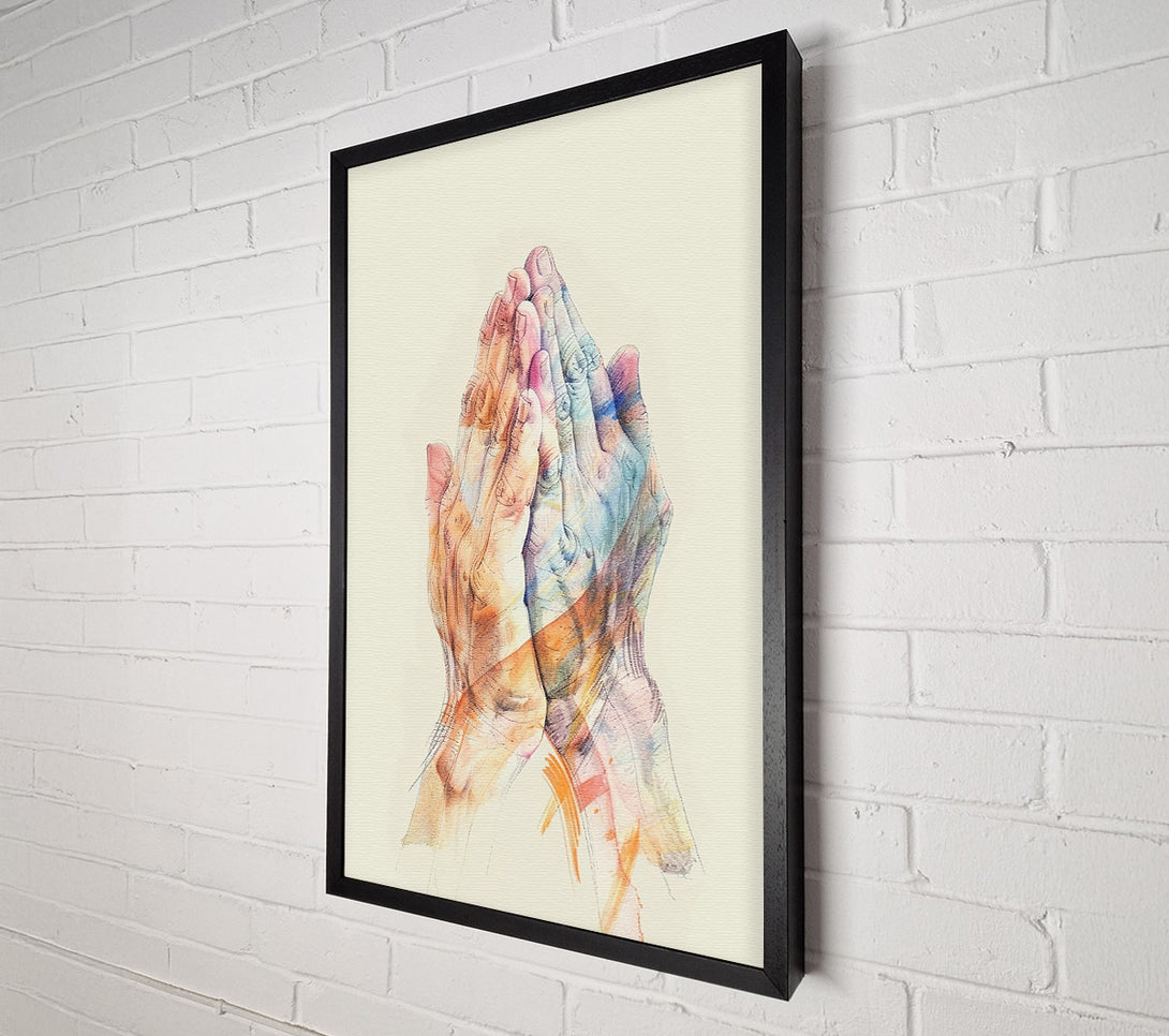  A Canvas Print of Hands Of Hope Canvas Print